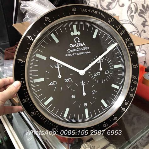 omega wall clock replica|omega seamaster wall clock.